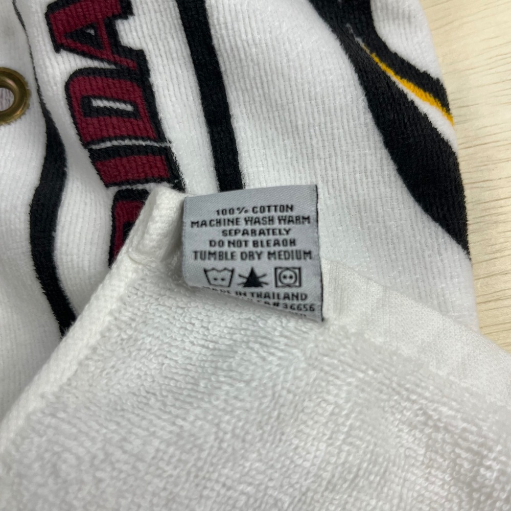 Florida State Seminoles Golf Towel Team Effort White Embroidered Cotton FSU NCAA - Picture 5 of 6